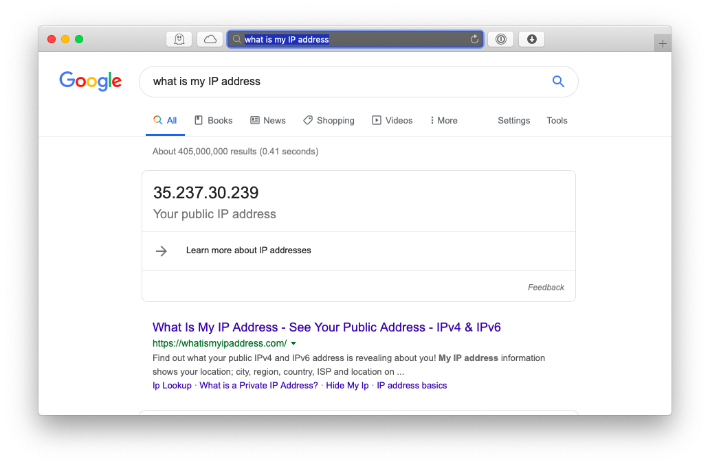 search internet for mac addresses